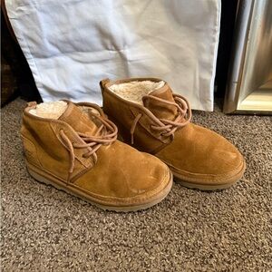 UGG Tan Boots with Shearling Interior